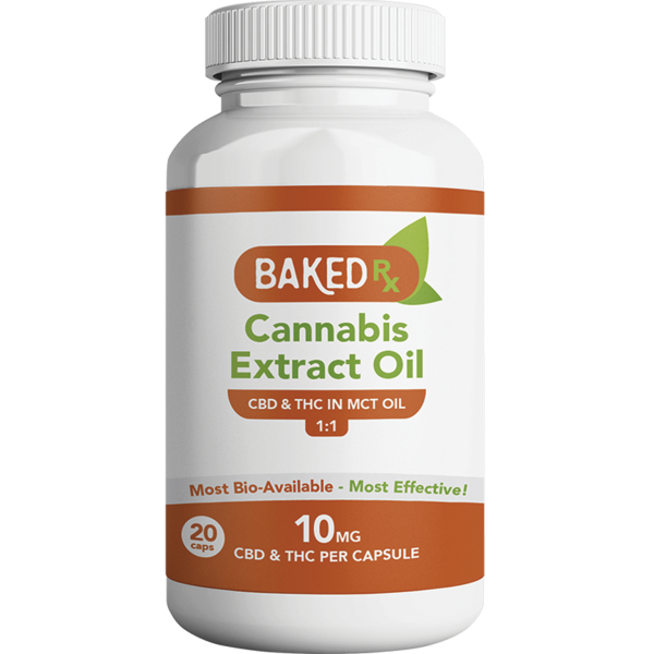Baked Edibles 1000mg thc capsule